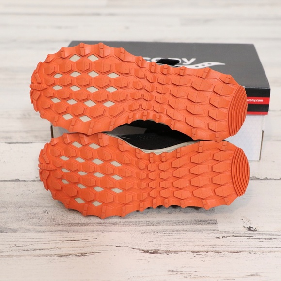 Saucony Boy's Peregrine 11 Shield A/C in Olive/Camo Size 5 (Big Kid) New - Picture 7 of 8